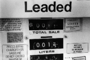 leaded gas