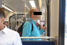 Guy Sticks it to UTA, Stands in Trax Well