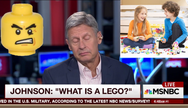 Primary Kids Aghast After Gary Johnson’s “What Is A LEGO?” Gaffe